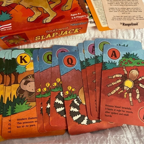 Southwest Slap Jack Card Game COMPLETE Jr RangerLand Haywood 2012 Kids - Picture 3 of 15